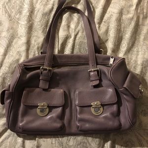 Maxx Leather Lavender Purse